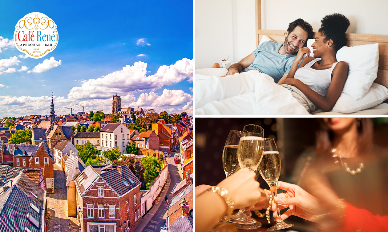 Nuit pour 2 + verre de bienvenue + check-out tardif