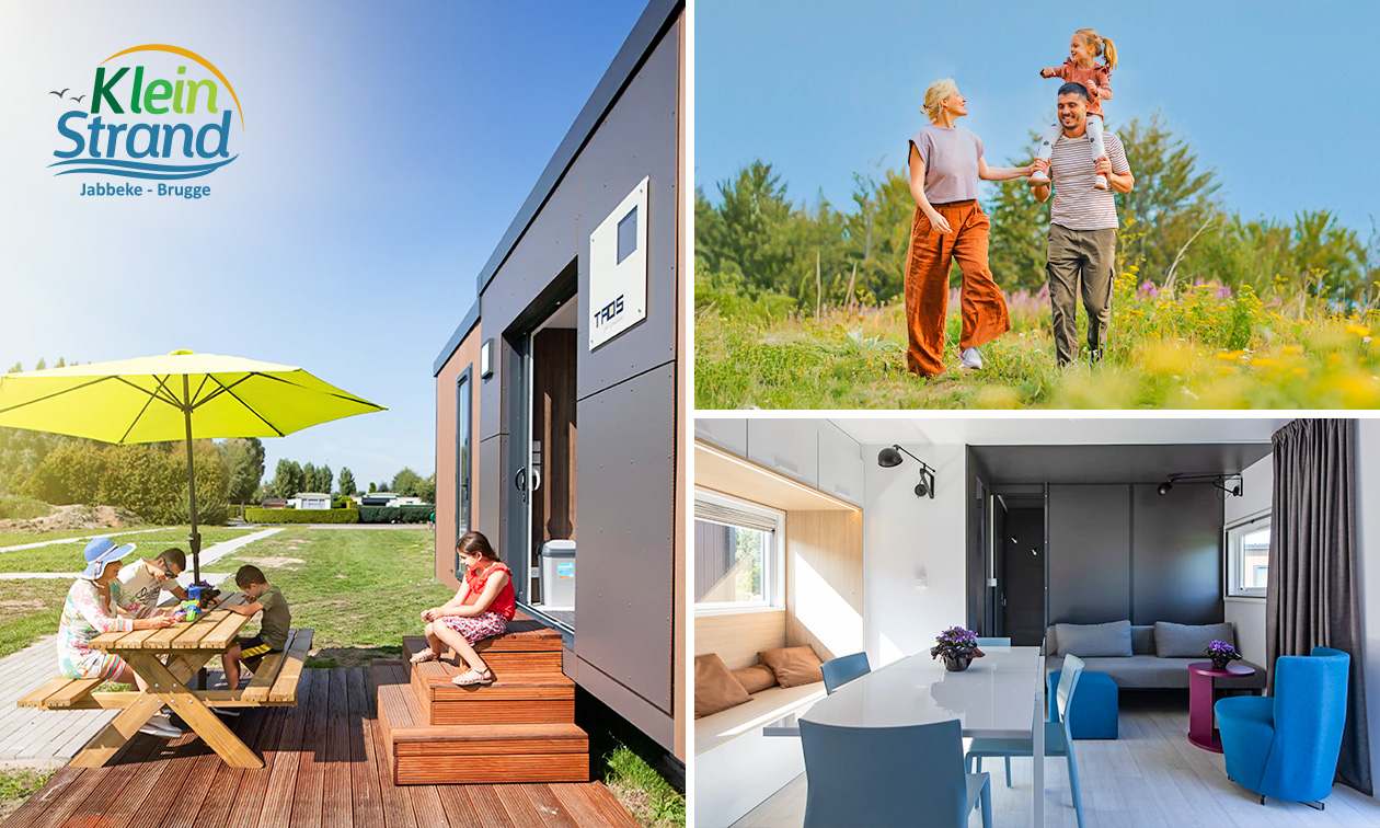 Nuit en chalet de luxe ou en tente glamping + check-out tardif et plus près d'Ostende