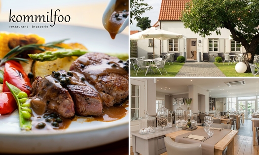 2-gangen keuzelunch + koffie/thee of 4-gangen keuzelunch of -diner