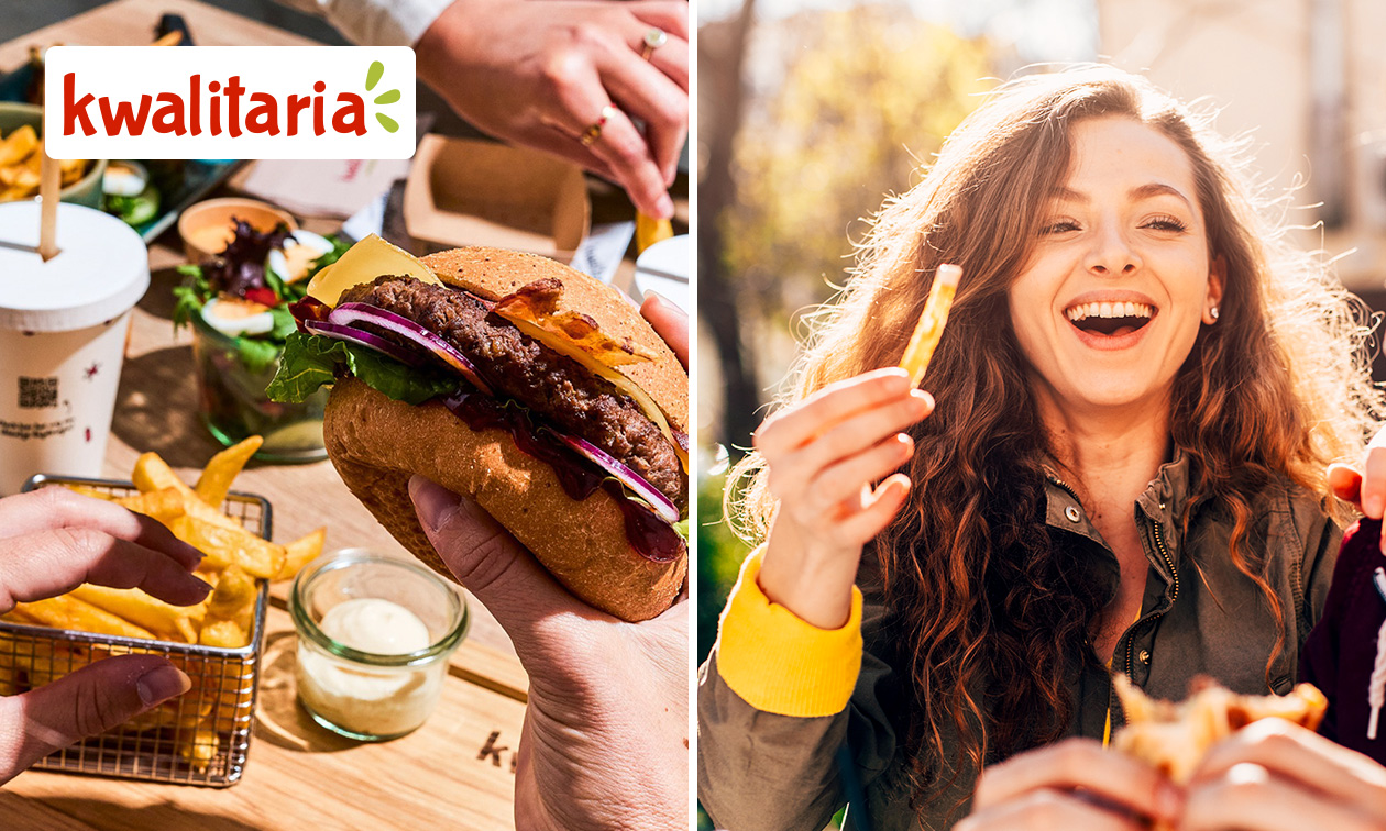 Burger + friet + salade + frisdrank naar keuze of broodje + milkshake naar keuze