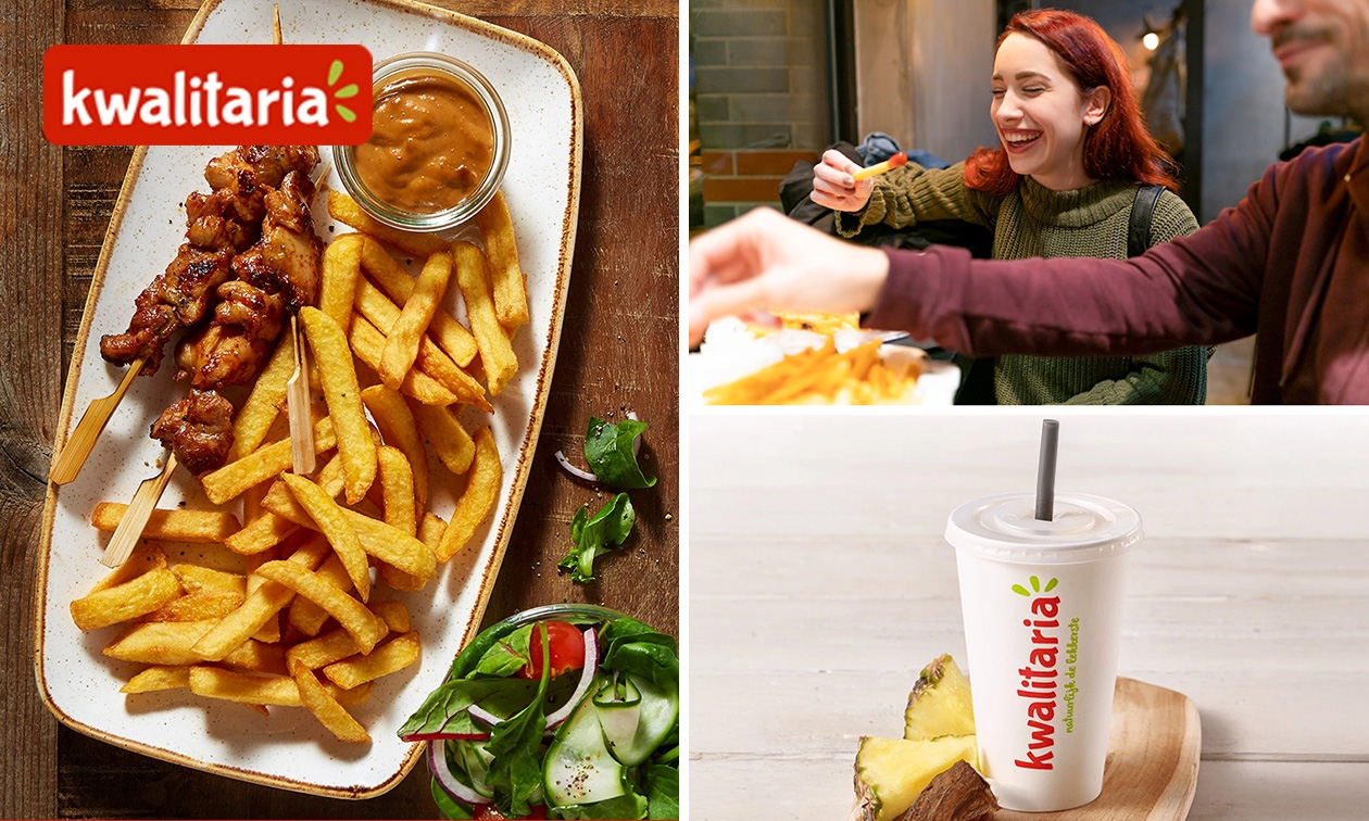 Schotel naar keuze + friet + salade + evt. milkshake of frisdrank bij Kwalitaria Hoge Veld