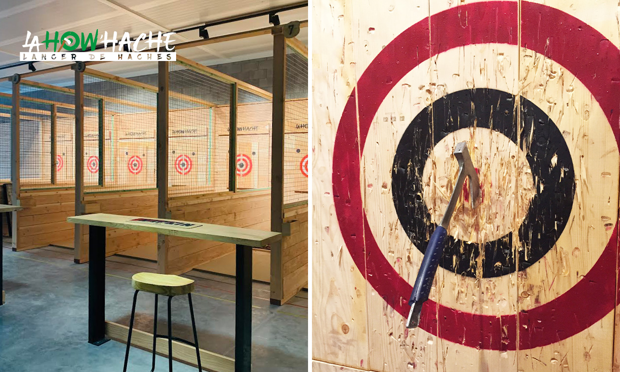 Partie de lancer de hache (60 min) à proximité de Lille