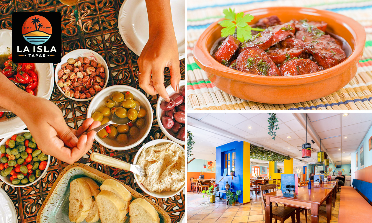 Onbeperkt tapas + nagerecht bij La Isla Tapas op Texel