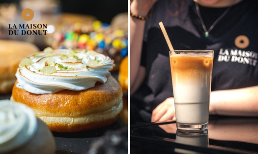 1 donut au choix + boisson chaude ou coffret de 4 donuts à Lille
