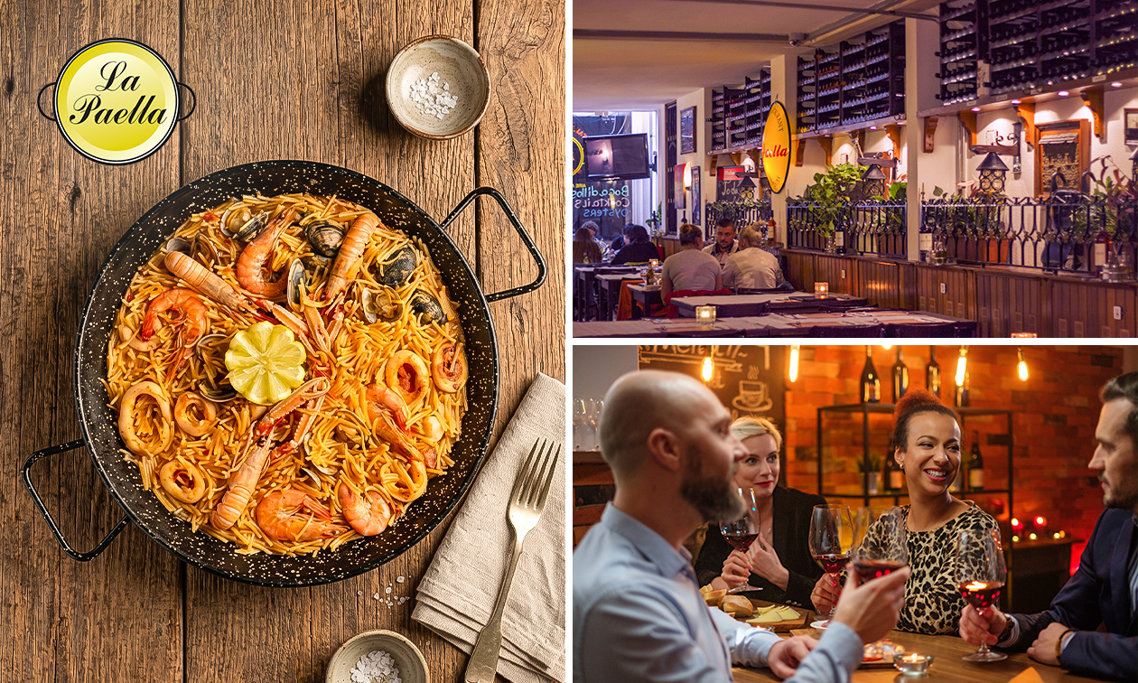 Spaans 2-gangen paelladiner in hartje Amsterdam