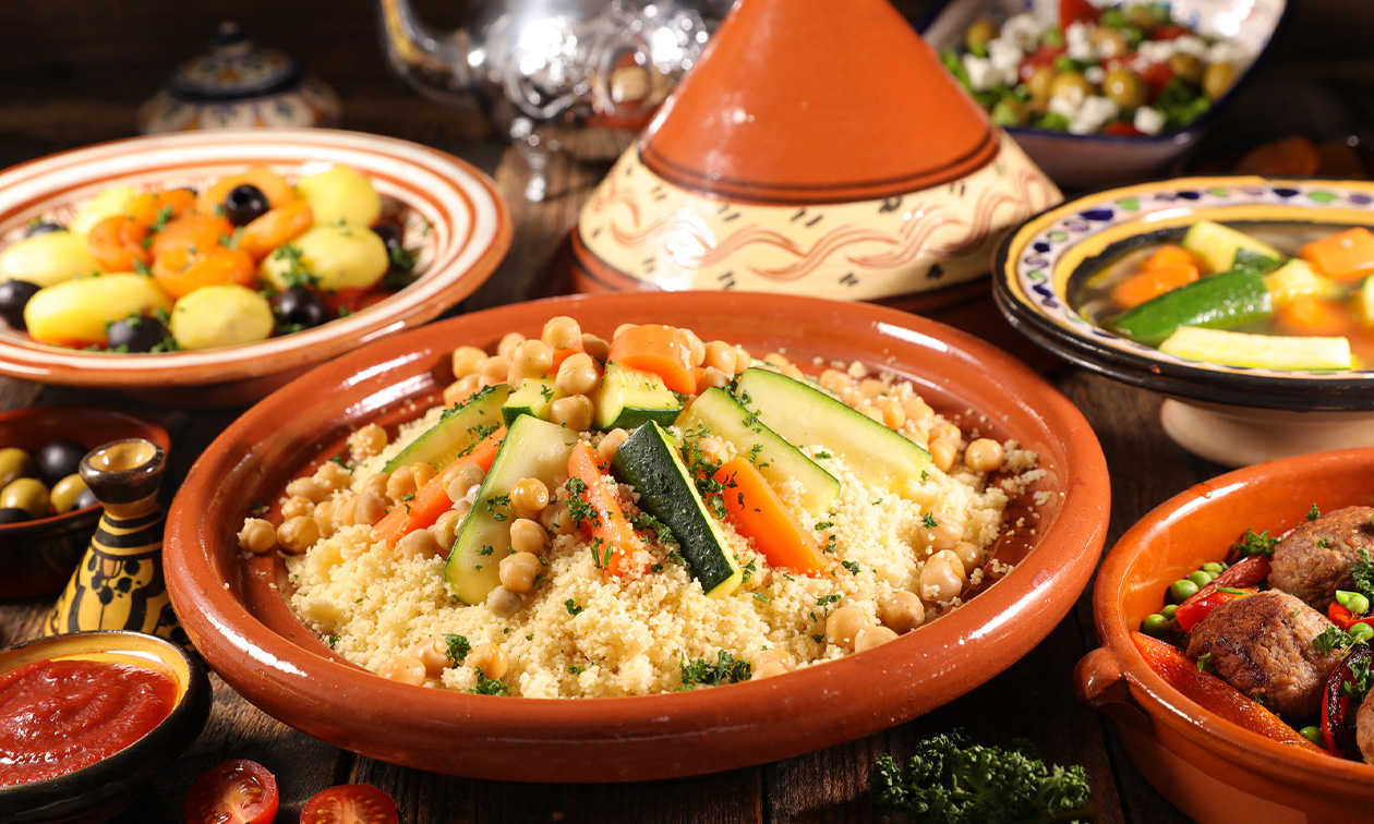 Marokkaanse 3-gangenlunch of -diner à la carte bij La Perle du Désert