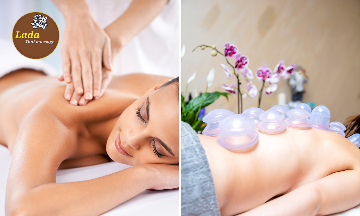 Ontspanningsmassage of cuppingmassage (60 min)