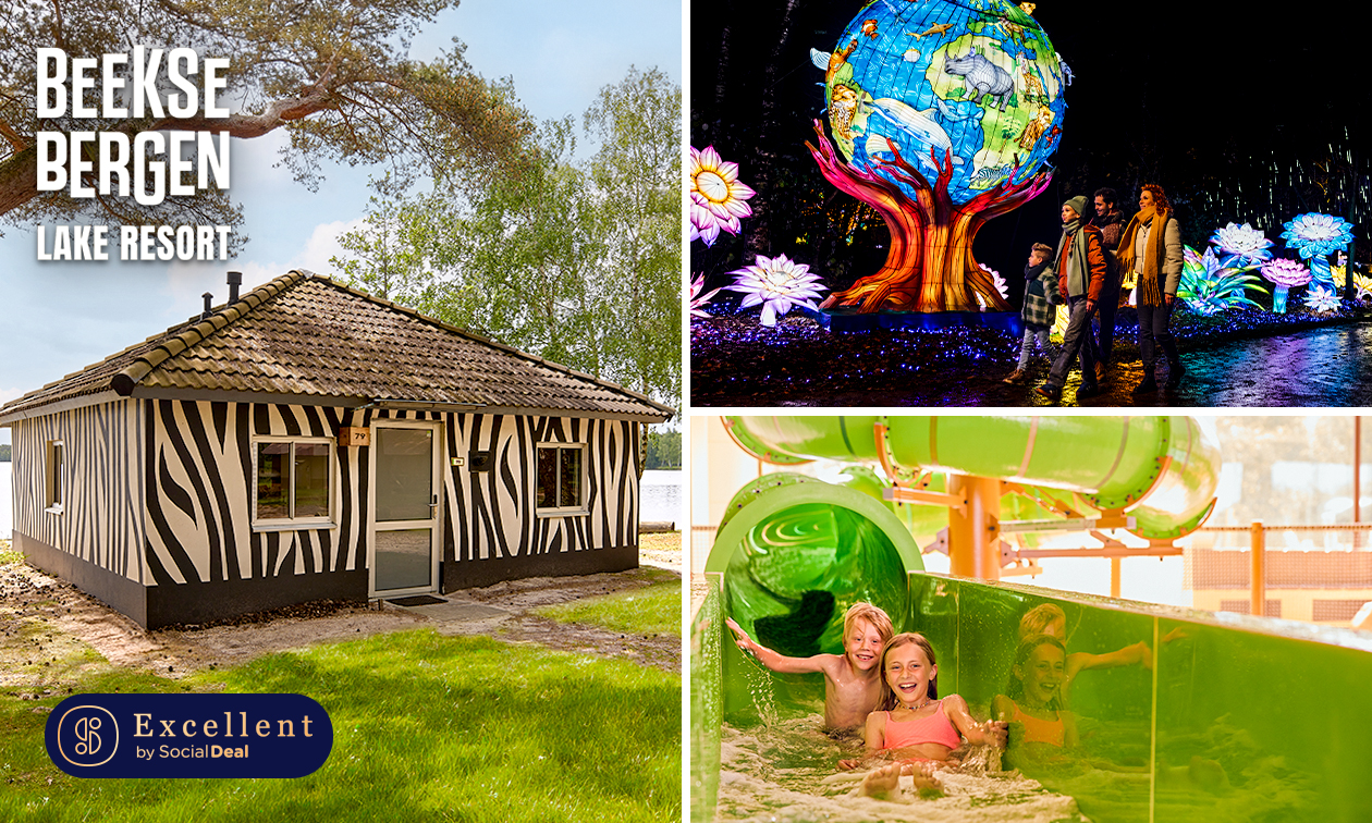 Week-end ou demi-semaine (5-6 personnes) au Lake Resort Beekse Bergen