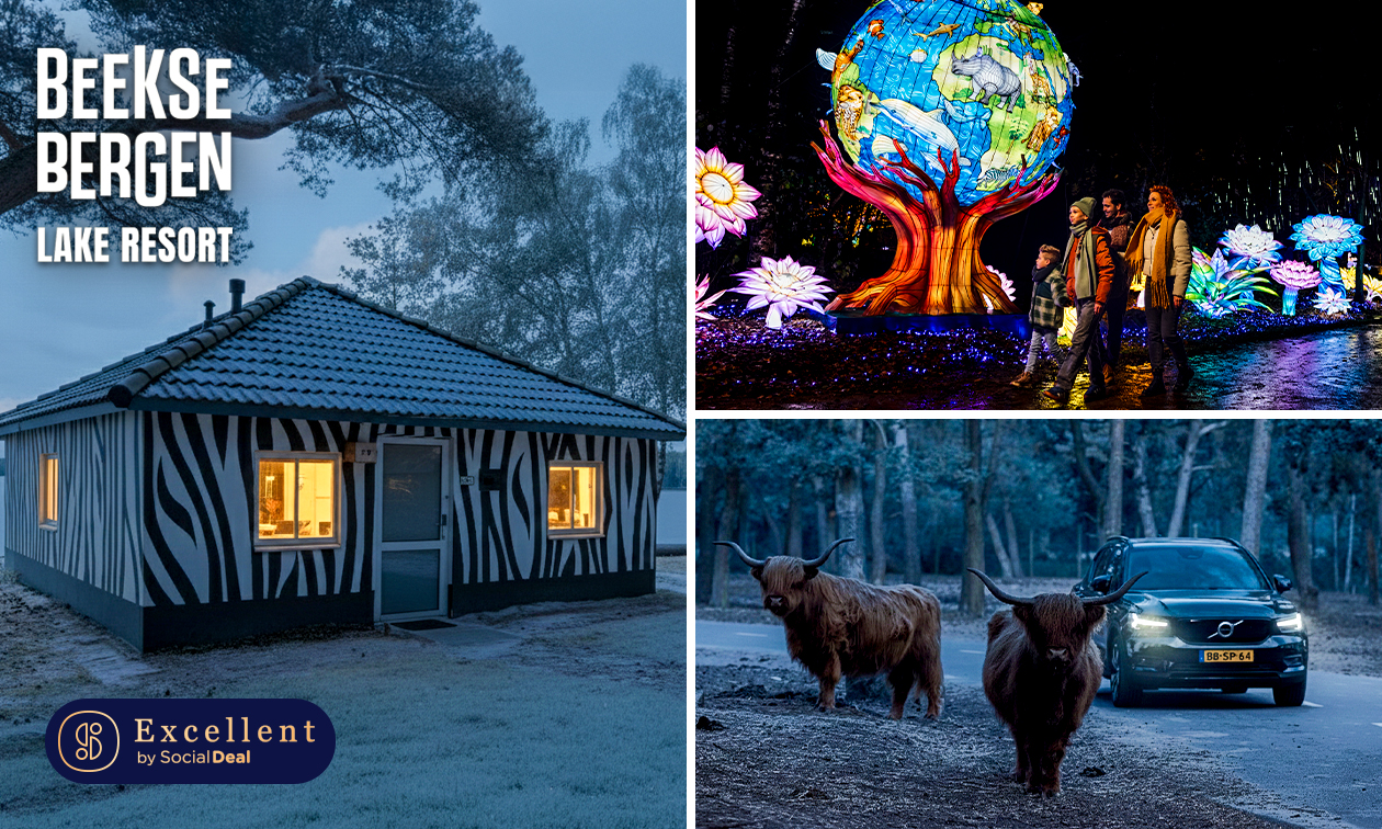 Week-end ou demi-semaine hivernal (5-6 personnes) au Lake Resort Beekse Bergen