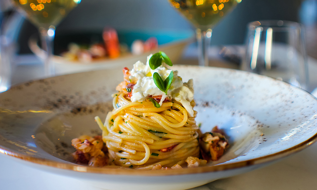 Menu en 3 services à la carte à L'Altra Corte