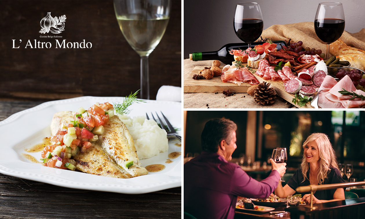 3-gangendiner à la carte bij L'Altro Mondo