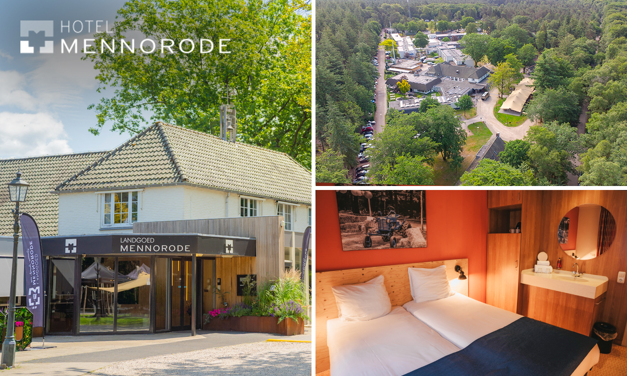 Overnachting voor 2 + evt. ontbijt op de Veluwe