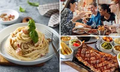 Lunch en 2 services ou dîner en 3 services au choix + mise en bouche