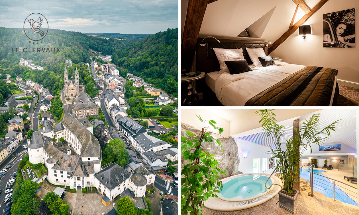 Nuit pour 2 + Spa + check-out tardif + évtl. dîner au Luxembourg