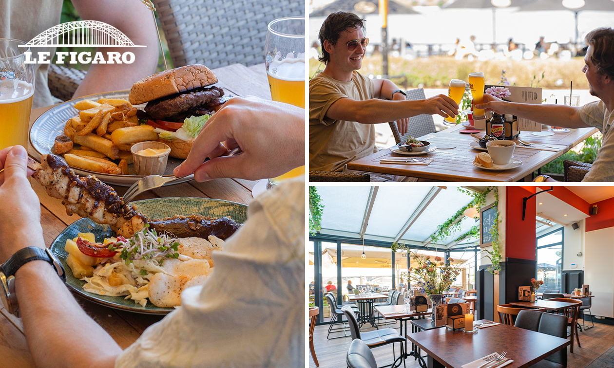 3-gangendiner à la carte bij Le Figaro