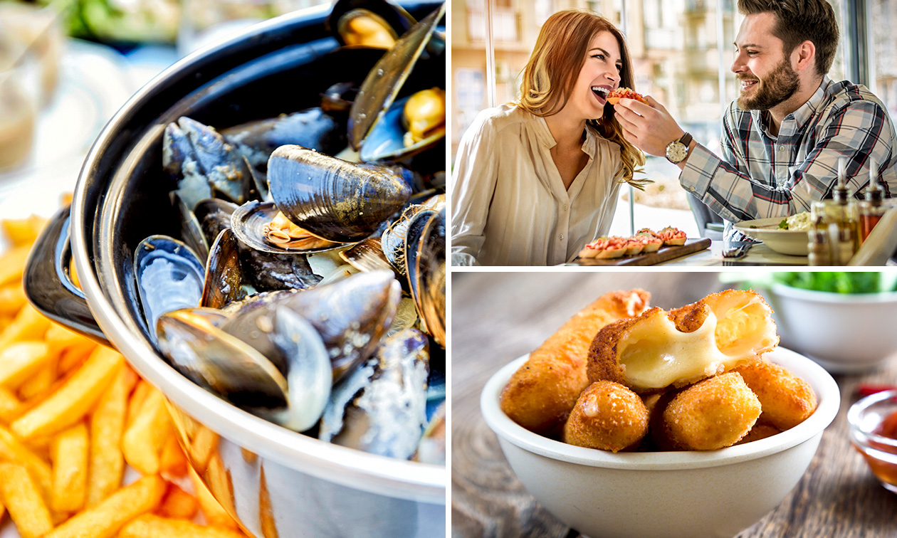 Menu en 3 services au choix sur la côte à Coxyde