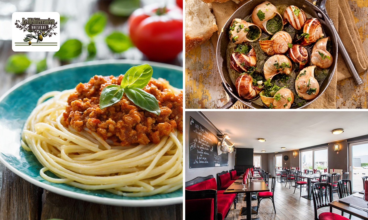 Menu en 3 services au choix à Mouscron