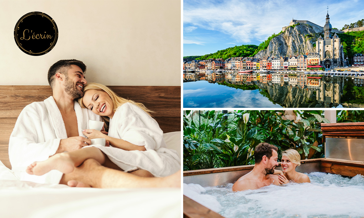 Nuit pour 2 dans une villa privative + bain à remous privé au cœur de l'Ardenne