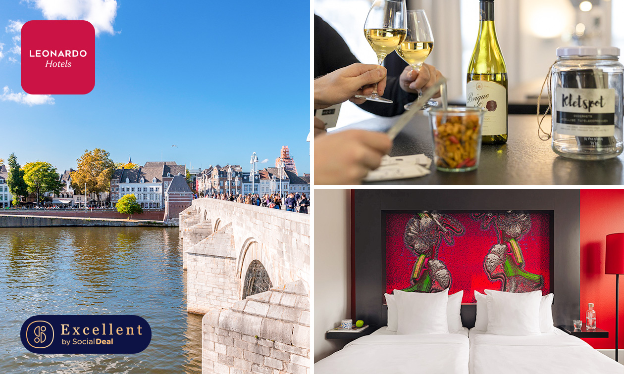 Nuit pour 2 + petit-déjeuner + check-out tardif au coeur de Maastricht