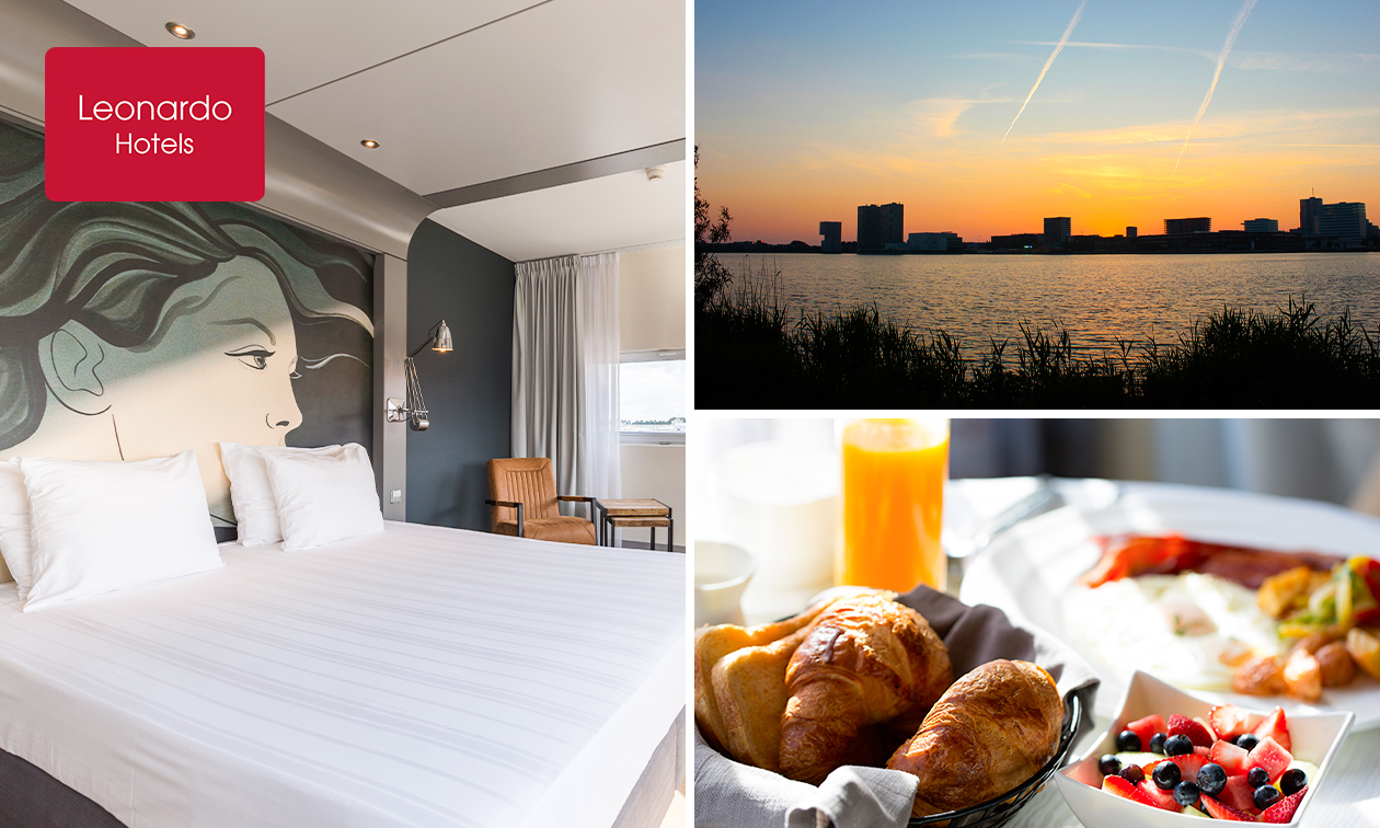 Nuit pour 2 + petit-déjeuner + check-out tardif au cœur d'Almere