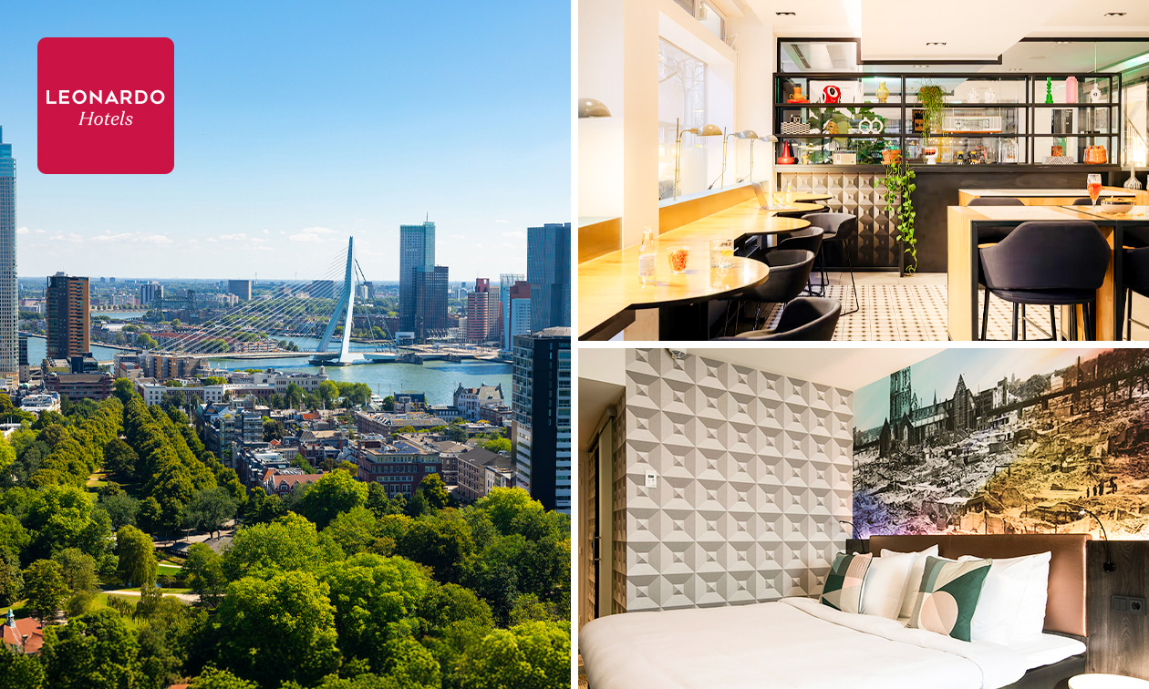 Nuit pour 2 + petit-déjeuner au cœur de Rotterdam