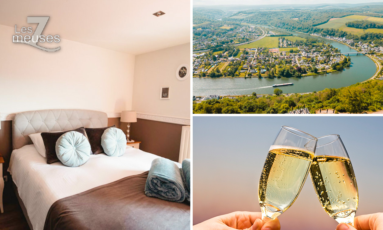 Nuit(s) pour 2 + petit-déjeuner + verre de bienvenue et plus près de Namur