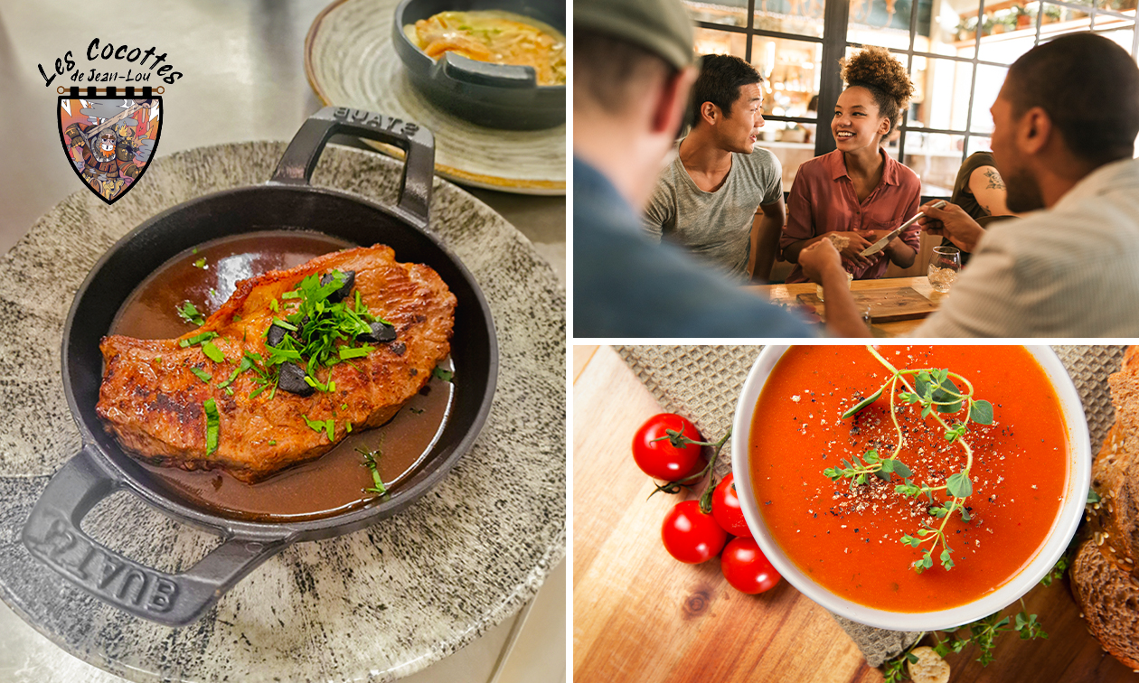 Menu en 2 ou 3 services à la carte près de Lille
