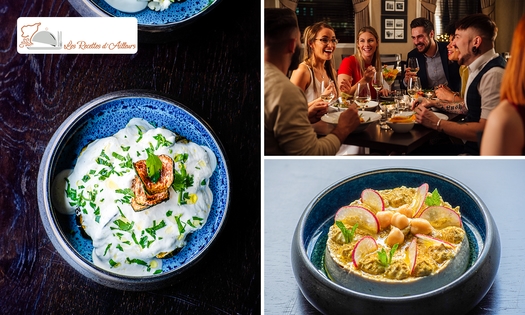 Menu en 2 ou 3 services au choix chez Les Recettes d'Ailleurs à Tournai