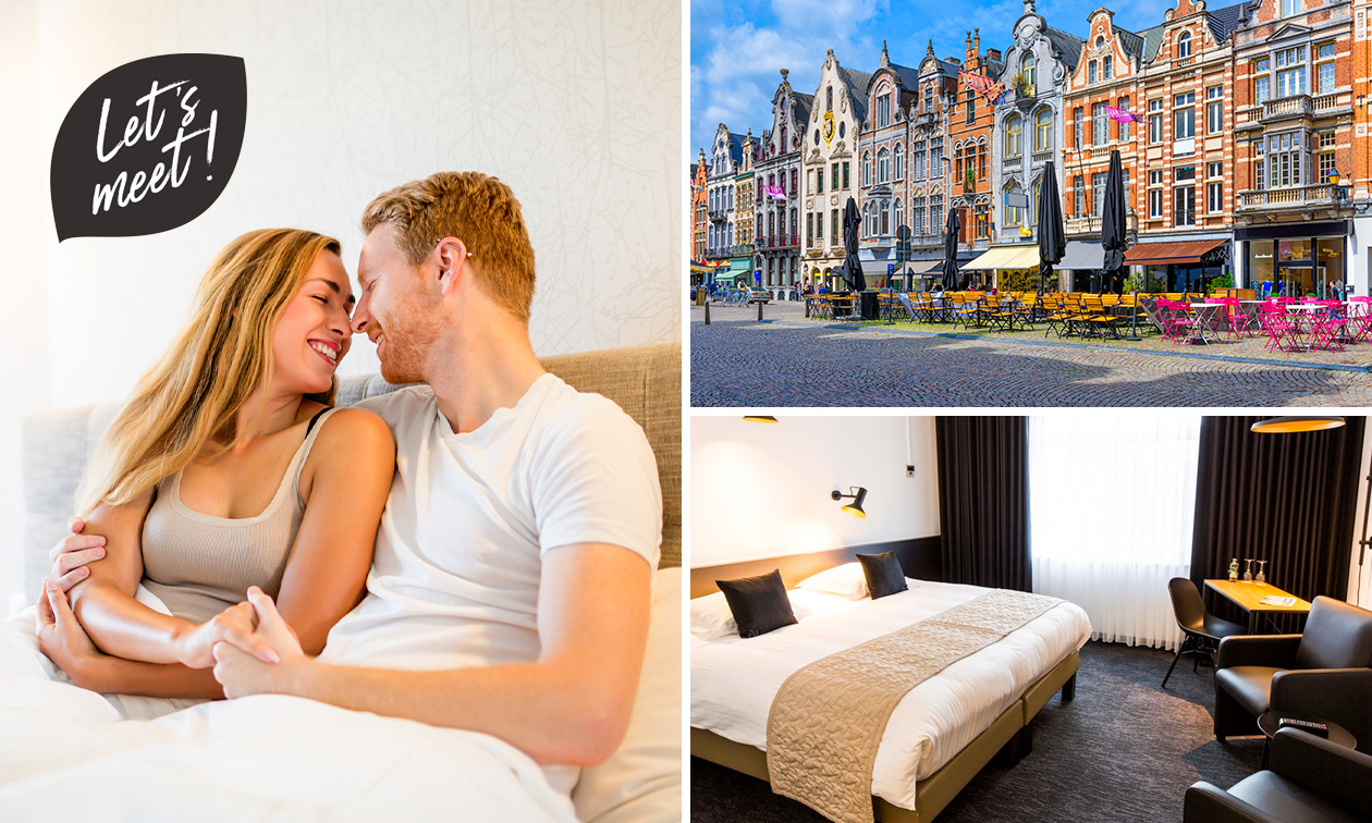 Nuit pour 2 + petit-déjeuner + évtl. dîner en 3 services près de Bruxelles