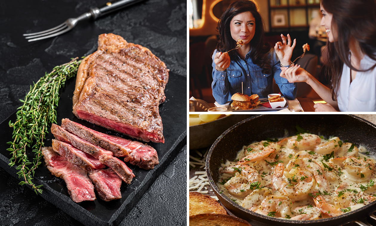 Menu en 2 services au choix à L'instant Présent
