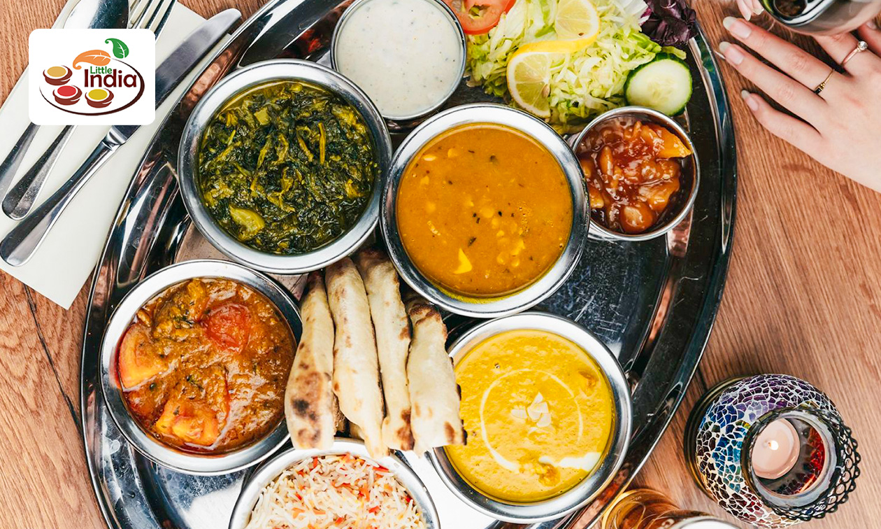 Shared dining-diner bij Little India