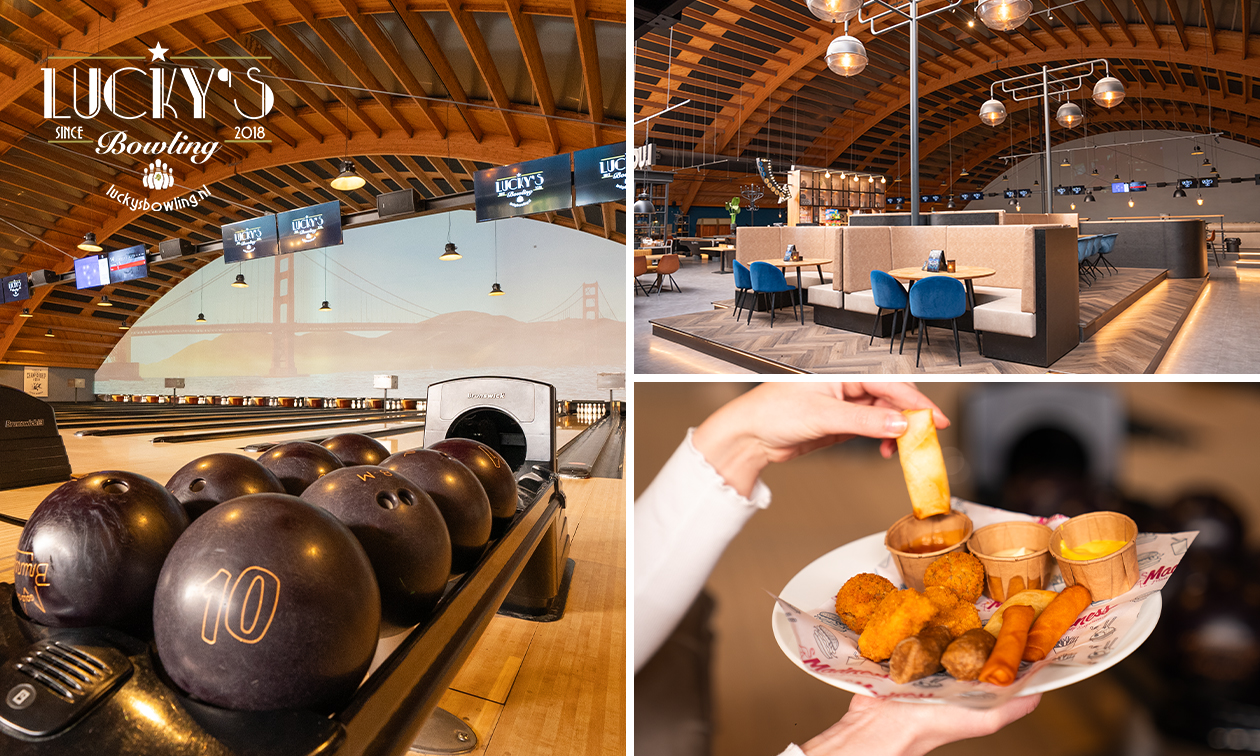 1 uur bowlen (2-6 pers.) + bittergarnituur