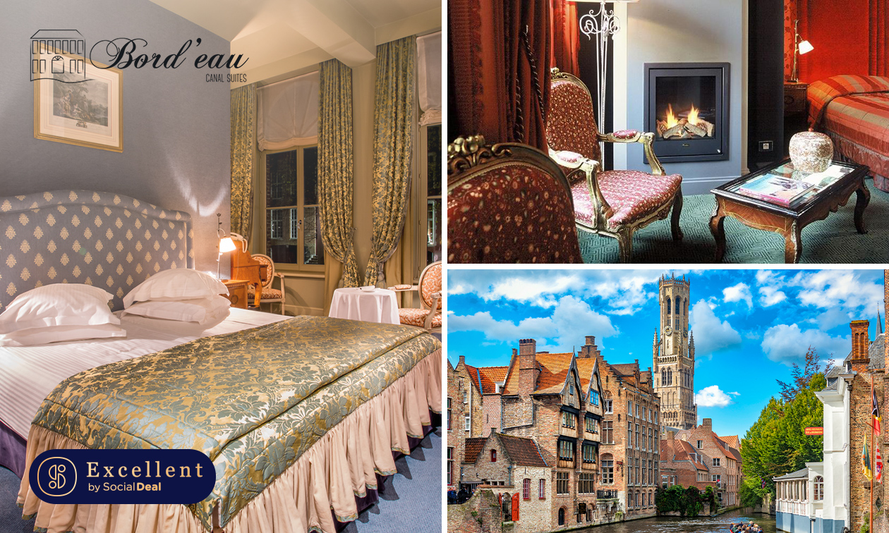 Nuit pour 2 personnes + petit-déjeuner à Bruges