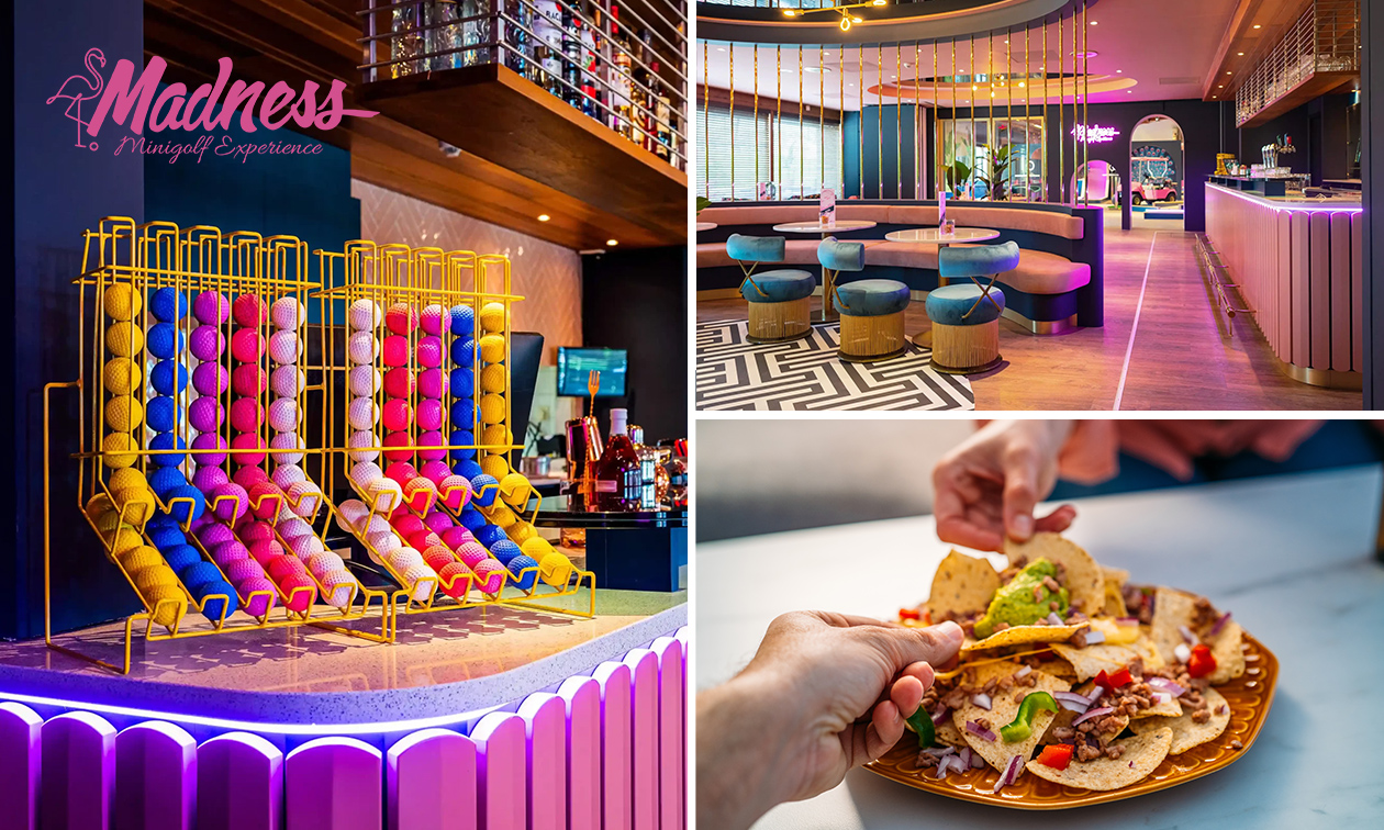 Entreeticket Madness Minigolf Experience + evt. snacks