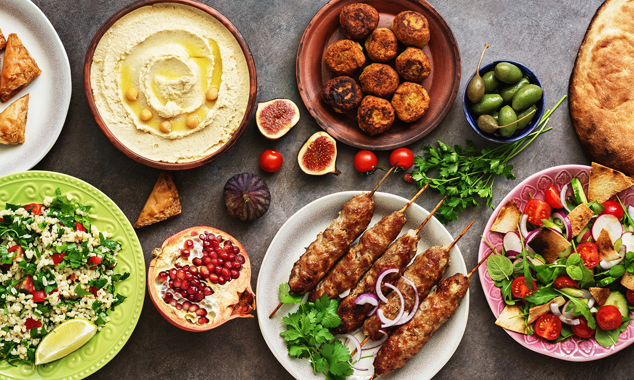 Menu libanais du chef en 4 services + café ou thé à Bruxelles