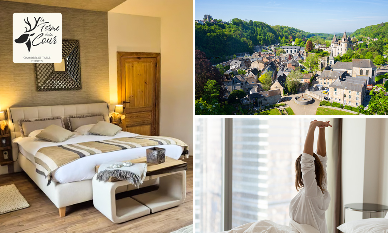 Nuit pour 2 + check-out tardif + évtl. petit-déjeuner en plein cœur de l'Ardenne