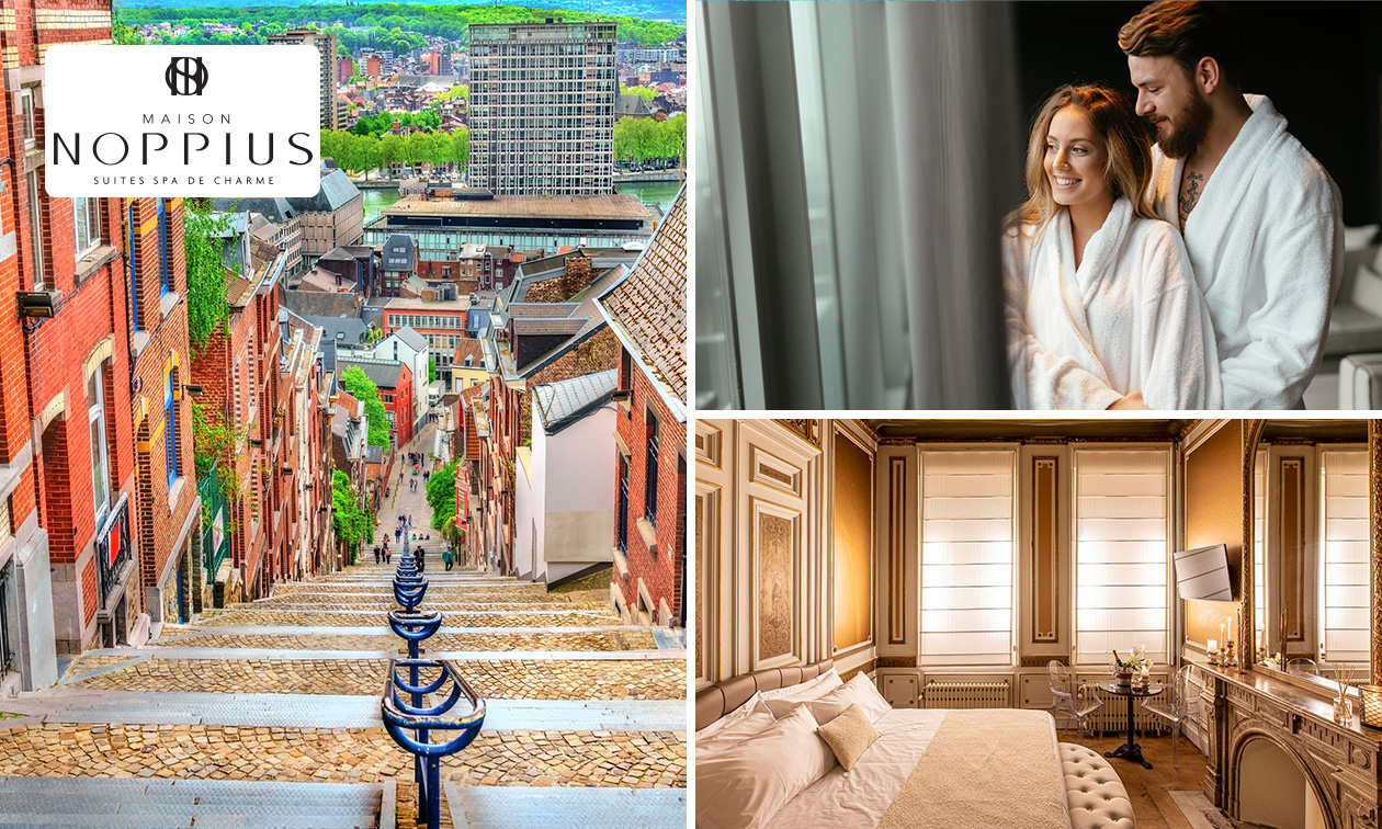 Nuit pour 2 + verres de mousseux à Liège