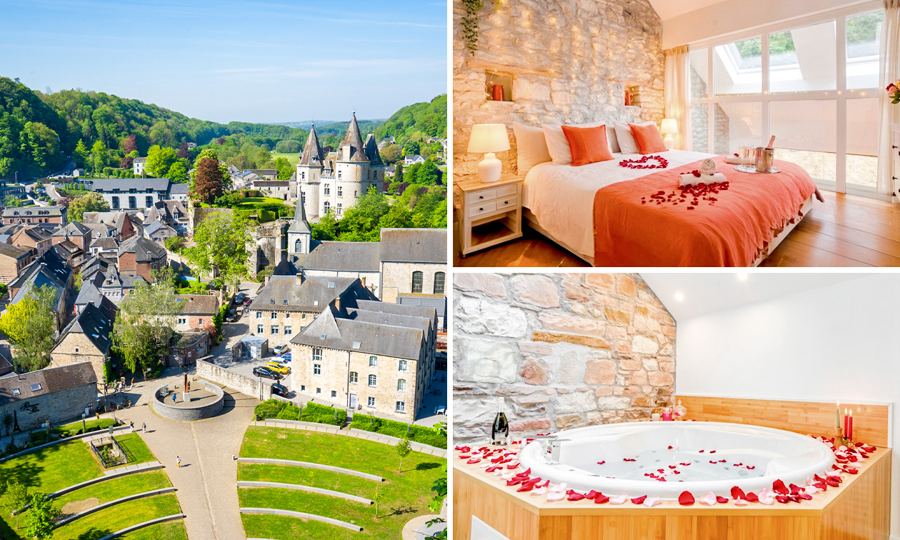 Nuit pour 2 + check-out tardif + pack Love dans la région liégeoise