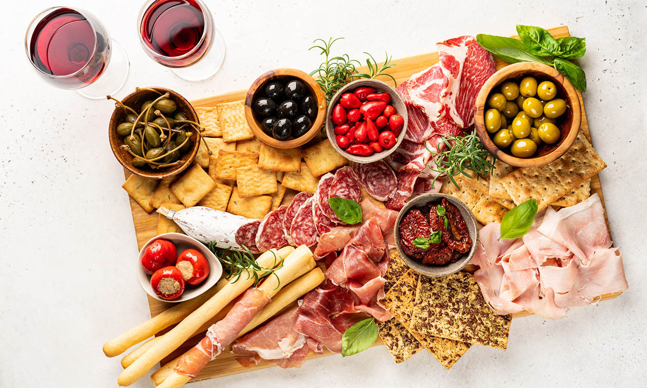 Planche apéritive + plateau de dégustation à Mons