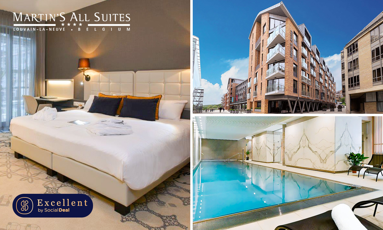 Nuit pour 2 + petit-déjeuner + évtl. check-out tardif et accès spa (1h) à Louvain-la-Neuve