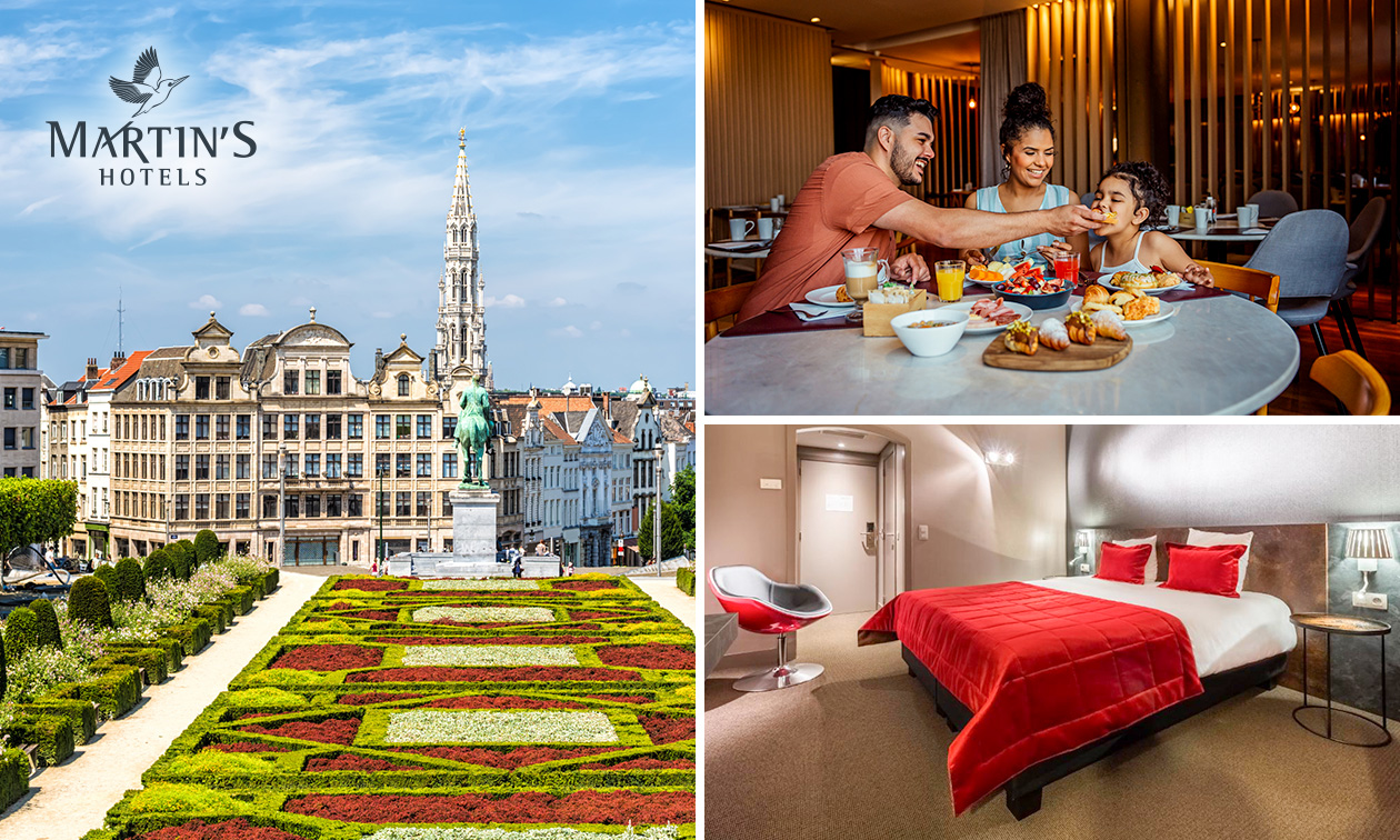 Nuit pour 2 + petit-déjeuner + verre de cava + check-out tardif à Bruxelles