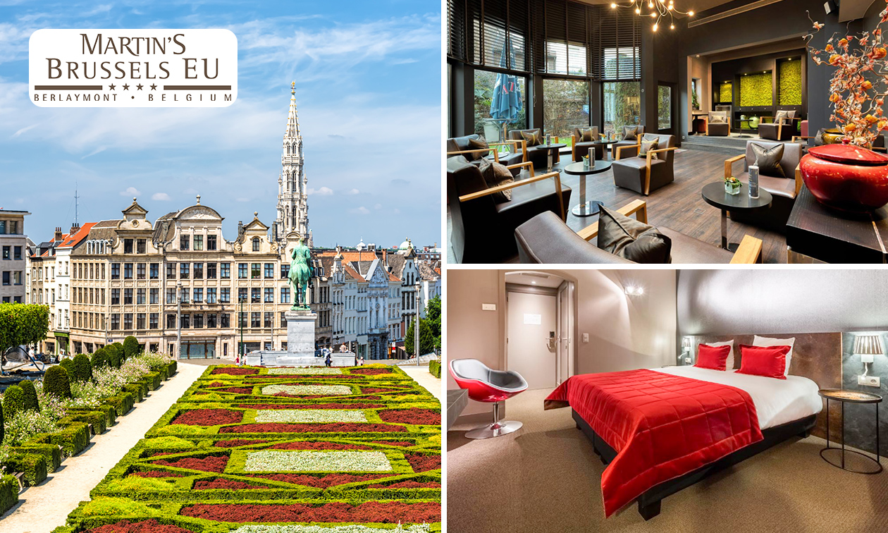 Nuit pour 2 + petit-déjeuner + verre de cava + check-out tardif à Bruxelles