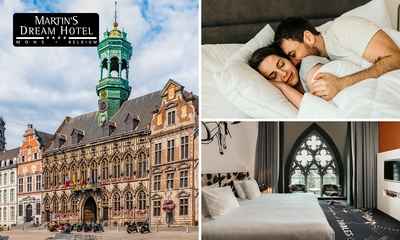 Nuit pour 2 + petit-déjeuner + check-out tardif au coeur de Mons