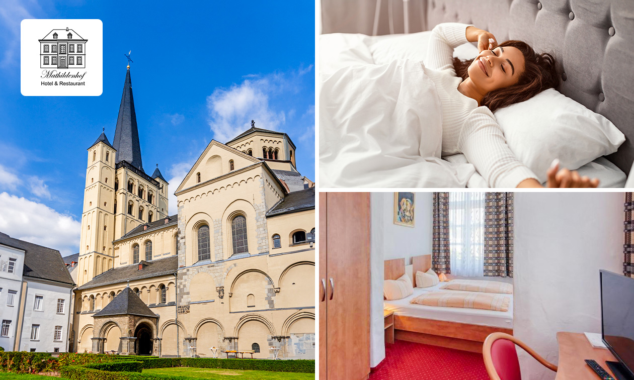 Nuit(s) pour 2 personnes + petit-déjeuner + parking + eau et corbeille de fruits près de Cologne