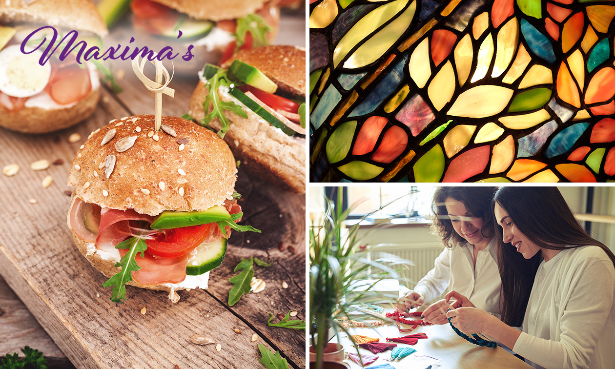 Workshop folie in lood (3 uur) + lunchplank bij Maxima's