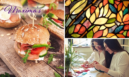 Workshop folie in lood (3 uur) + lunchplank bij Maxima's