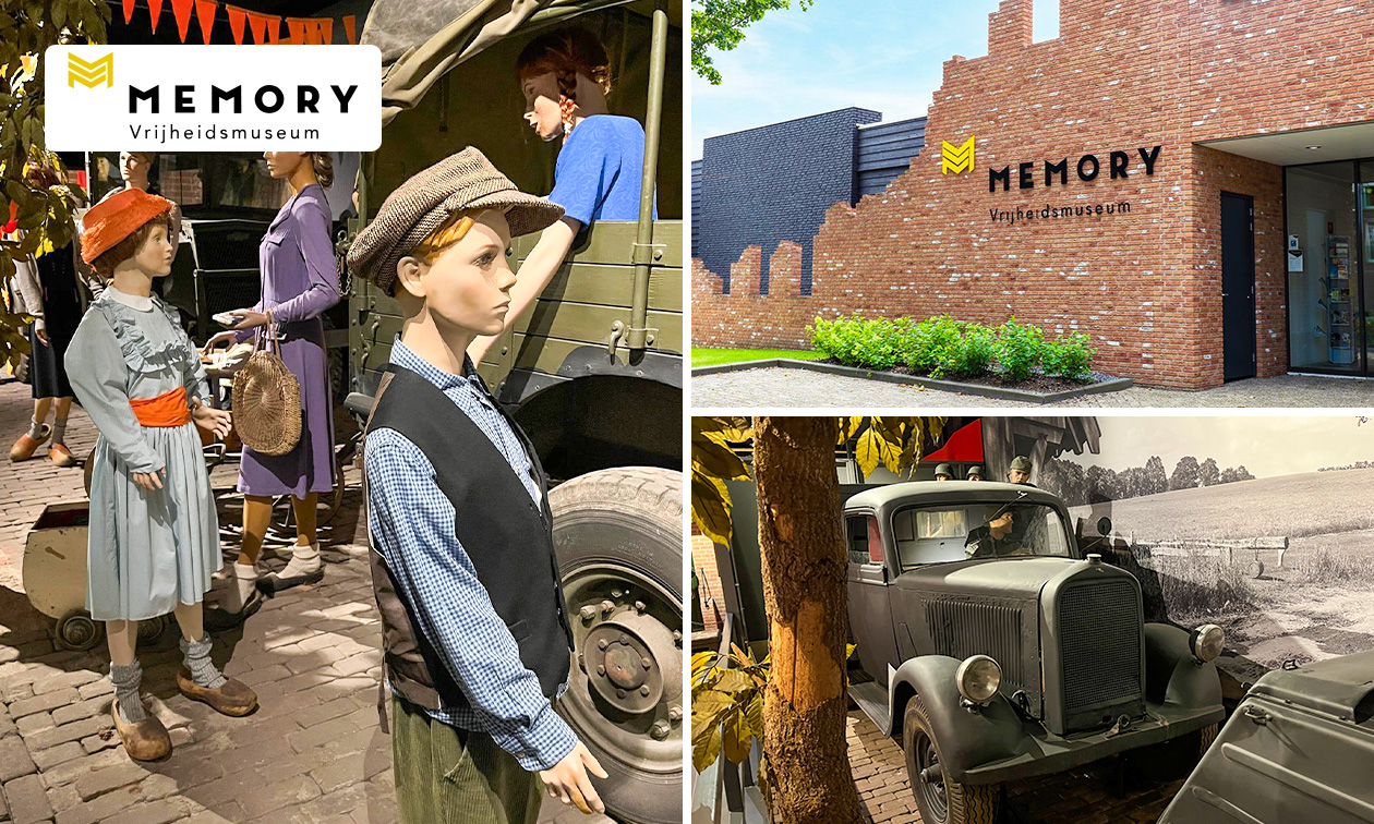 Entree Memory Vrijheidsmuseum + evt. drankje naar keuze en libertycake