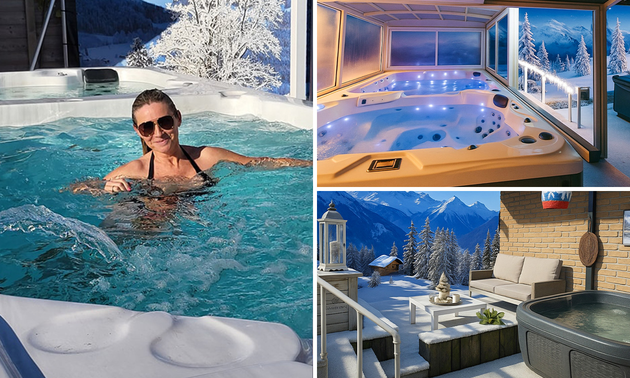 Spa privatif pour 2 personnes (2h) + cava