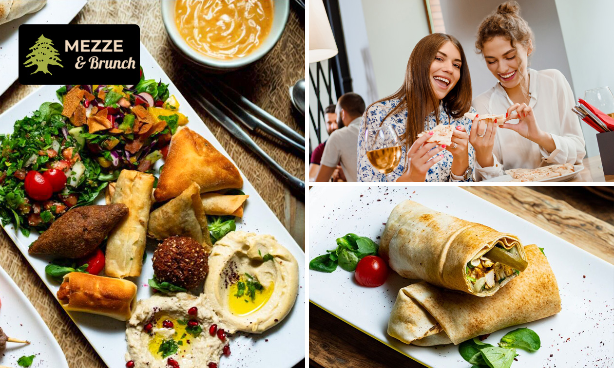 Déjeuner libanais en 2 ou 3 services à la carte chez MEZZE & Brunch
