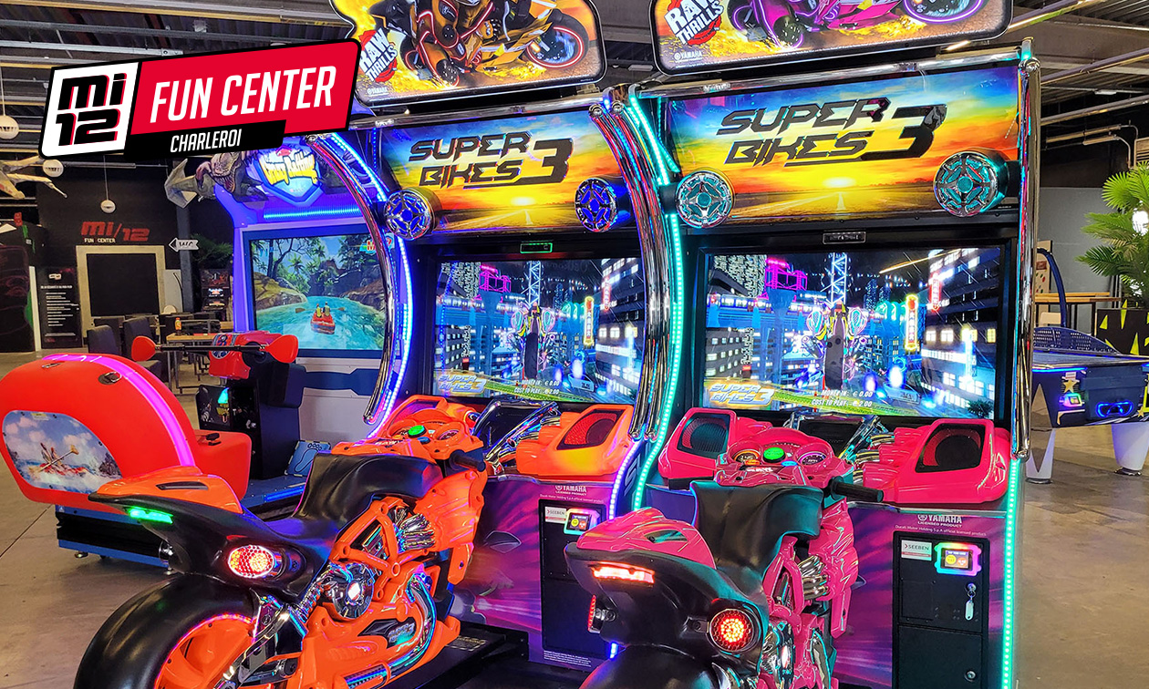 30 minutes dans une zone d'arcade à Charleroi